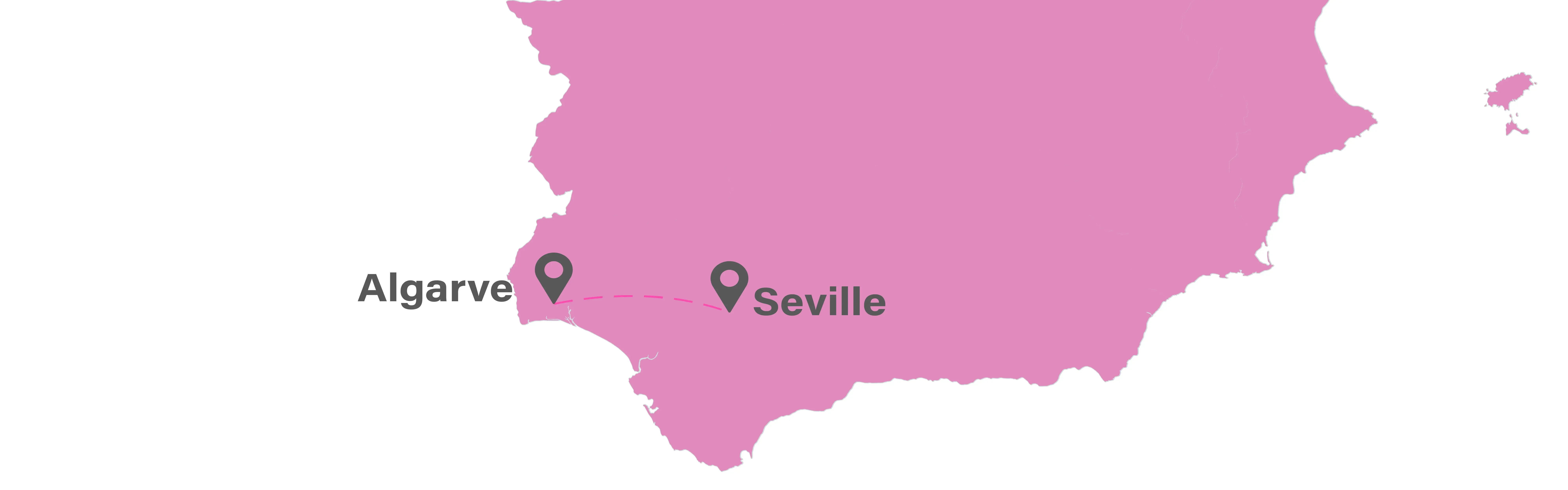 Route overview map