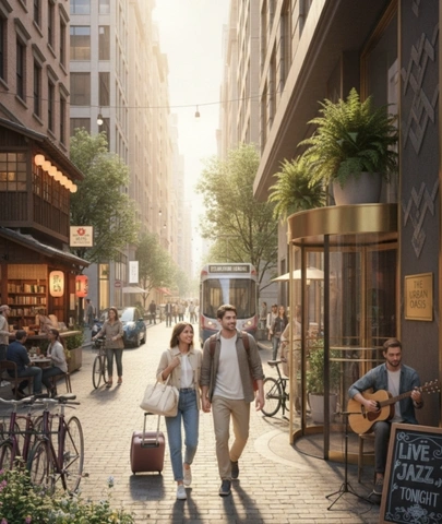 Short flights, central stays, and low-stress