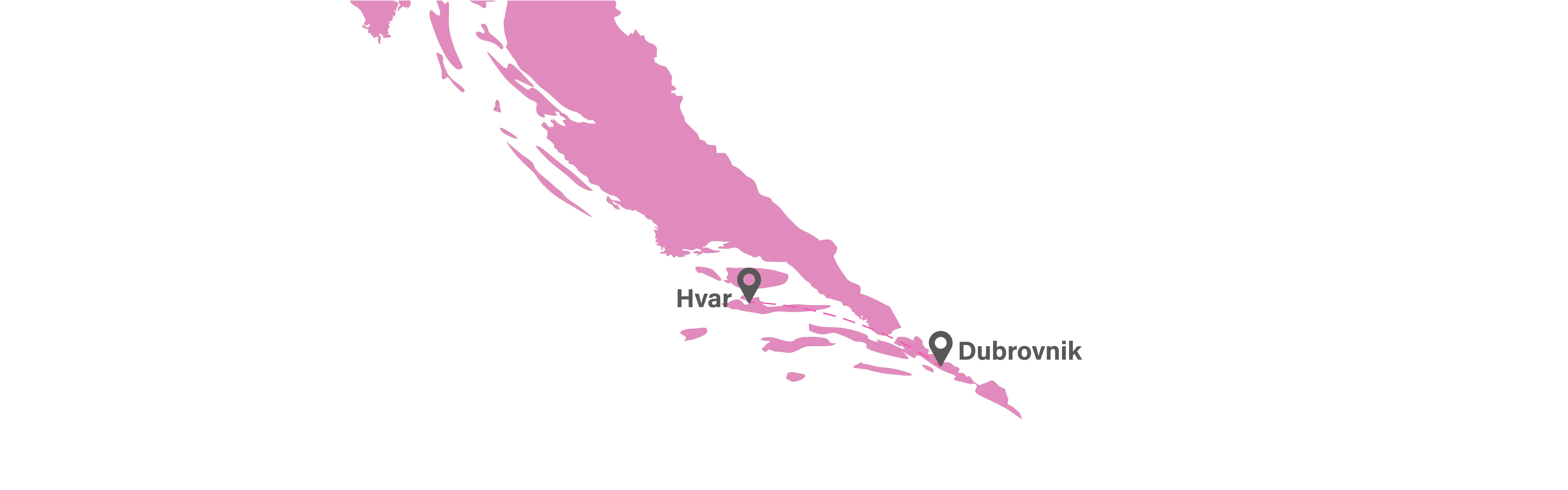Route overview map