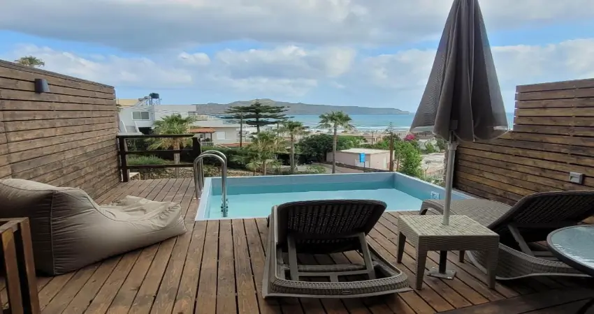 A contemporary adults-focused retreat with panoramic Cretan Sea views and effortless holiday relaxation view 3