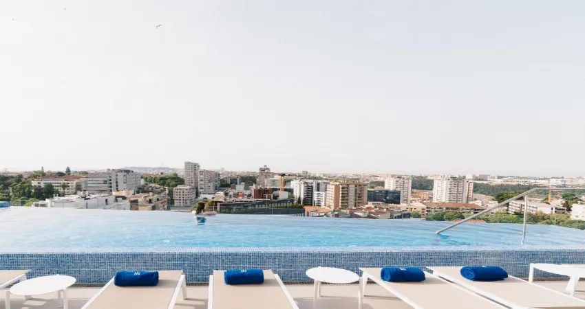 Enjoy a FREE Douro River Cruise included at this stylish Porto hotel with a spectacular rooftop pool and spa view 3
