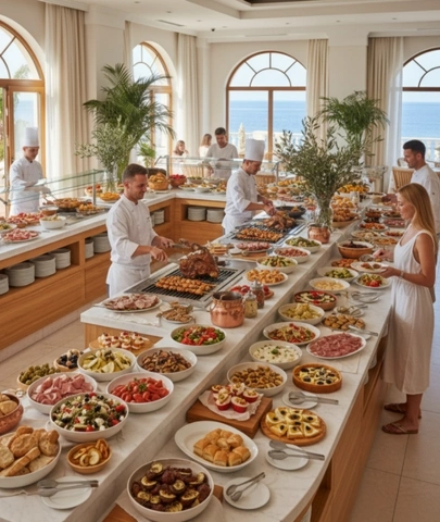 Premium food, drink and service throughout