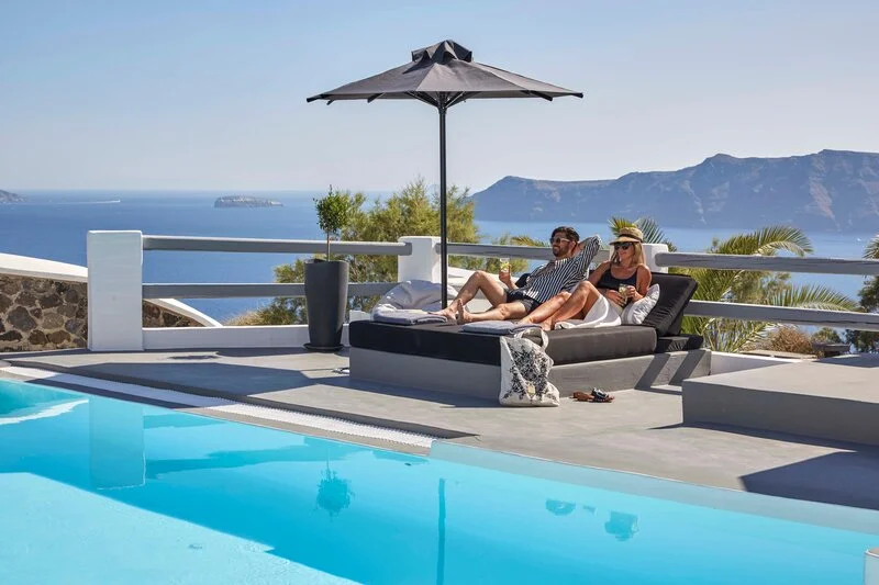 Mr And Mrs White Oia  Santorini view 3