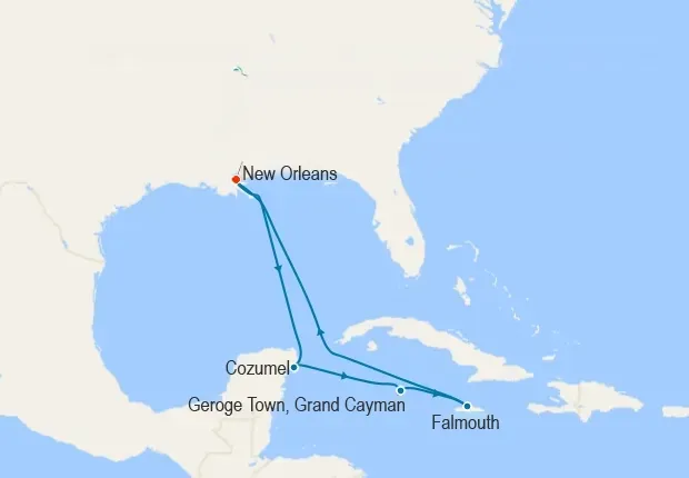17 Nights Fly & Cruise – Musical Cities & Mexican Riviera on Mariner of the Seas | Oct 2027 – Jan 2028 | 17 Nights Amtrak Journey
