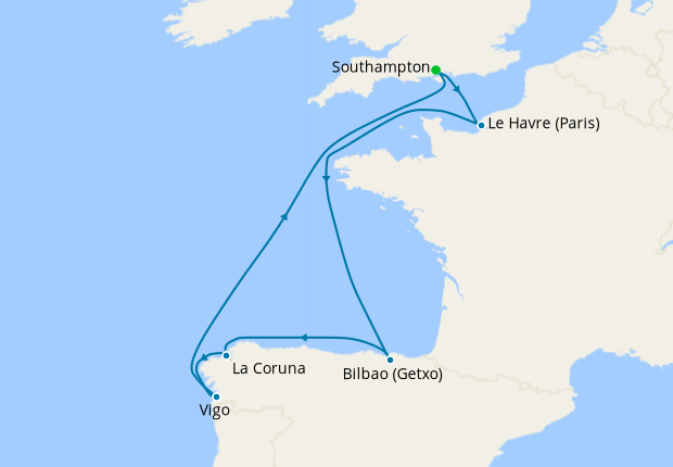 Freedom of the Seas Western Europe Highlights