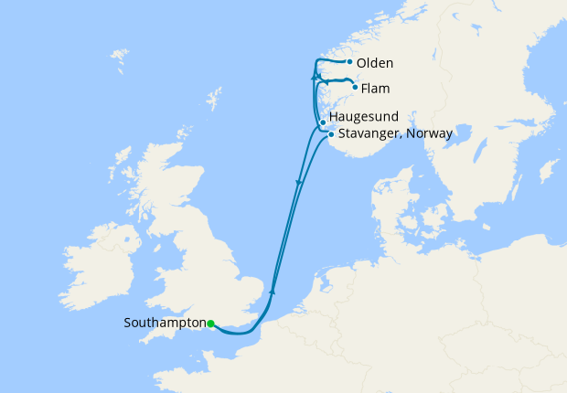 P&O Lona Cruise Norwegian Fjords