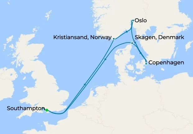 7 Nights – Premium Cruise + Scandinavian Escape | August 2027
