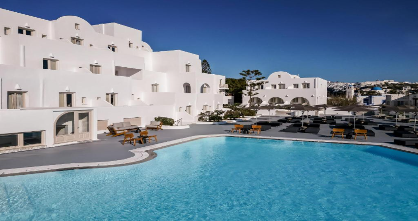 Santorini Palace view 2