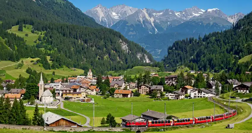 Zermatt & St. Moritz: Alpine Wonders, Iconic Mountains & Scenic Swiss Adventures view 2